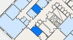 Planritning för United Spaces Lindholmen, 2 privata rum, 25 m²