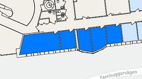 
							Planritning för Regus Saltsjö-Boo, 5 privata rum, 69 m²