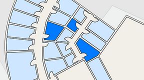 
							Planritning för Quick Office Bromma Blocks, 3 privata rum, 26 m²