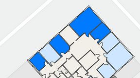 
							Planritning för Easy Office Kungsängen, 4 privata rum, 78 m²