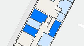 
							Planritning för SFL 7, 3 privata rum, 49 m²