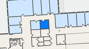 
							Planritning för FirstOffice Säveån, 1 privata rum, 10 m²