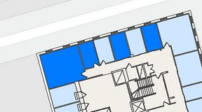 
							Planritning för Regus Östra Hamngatan, 4 privata rum, 66 m²