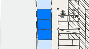 Planritning för FASTOFFICE Johanneslundsvägen 2, 3 privata rum, 36 m²