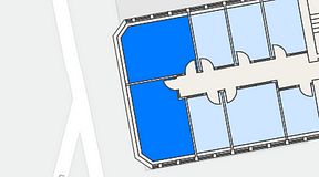 Planritning för Arkipelagen Järnvågen, 2 privata rum, 40 m²