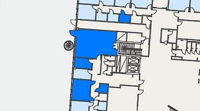 
							Planritning för Embassaden, 5 privata rum, 90 m²