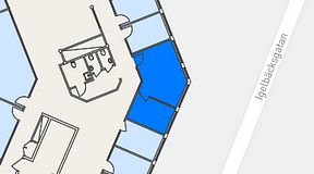 
							Planritning för Technopolis Kista, 1 privata rum, 30 m²