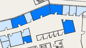
							Planritning för Mindpark Mölndal, 5 privata rum, 92 m²