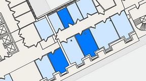 
							Planritning för 7A Posthuset, Vasagatan 28, 3 privata rum, 48 m²