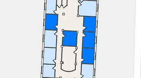 
							Planritning för Regus Triangeln Station, 5 privata rum, 56 m²