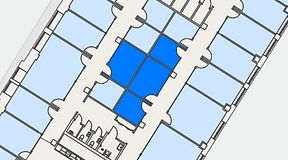 
							Planritning för Convendum Sundbyberg, 4 privata rum, 38 m²