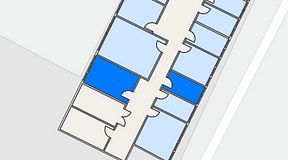 
							Planritning för Quick Office Älvsjö, 2 privata rum, 28 m²