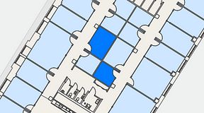 
							Planritning för Convendum Sundbyberg, 2 privata rum, 19 m²