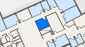 
							Planritning för Spaces Hyllie Vista, 1 privata rum, 14 m²