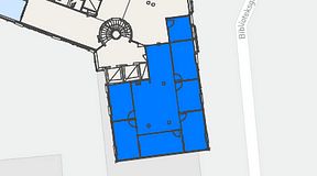 
							Planritning för Convendum Biblioteksgatan 29, 1 privata rum, 154 m²
