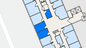 Planritning för Regus Helsingborg Södergatan, 3 privata rum, 27 m²