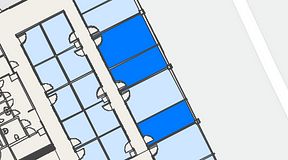 
							Planritning för Convendum Vasagatan 16, 3 privata rum, 55 m²