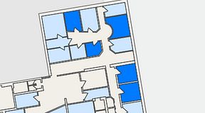 
							Planritning för Växthuset Vasatorpsvägen, 5 privata rum, 64 m²