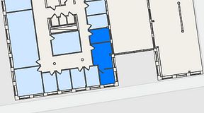 
							Planritning för Spaces Nordenskiöldsgatan, 2 privata rum, 31 m²