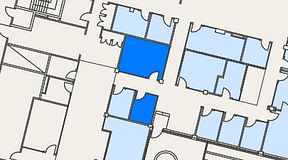 
							Planritning för Flexiwork Hovet, 2 privata rum, 25 m²
