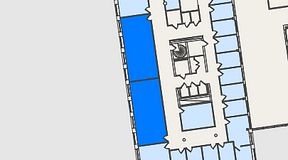 
							Planritning för Spaces Nordenskiöldsgatan, 2 privata rum, 94 m²