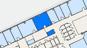 Planritning för United Spaces Waterfront Klarabergsviadukten, 2 privata rum, 28 m²