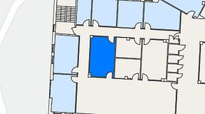 Planritning för Dospace Alfa, 1 privata rum, 22 m²