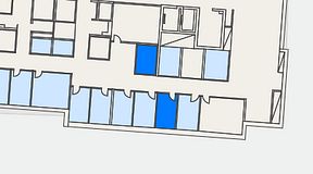 
							Planritning för Mindpark Hyllie Eden, 2 privata rum, 17 m²