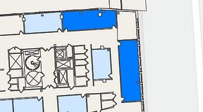 Planritning för Epicenter, 2 privata rum, 92 m²