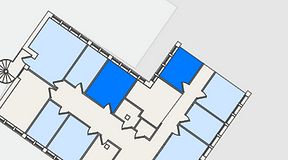 
							Planritning för FirstOffice Måttbandsvägen 12, 2 privata rum, 25 m²