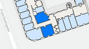 
							Planritning för Regus Adelgatan 21, 2 privata rum, 32 m²