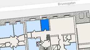 
							Planritning för KG10 Kungsgatan 8, 1 privata rum, 16 m²
