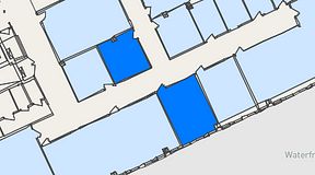 
							Planritning för United Spaces Waterfront Klarabergsviadukten, 2 privata rum, 36 m²