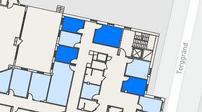 
							Planritning för Regus Jönköping, 4 privata rum, 36 m²
