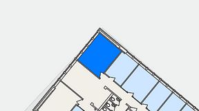 
							Planritning för FASTOFFICE Lidingö Torsvik, 1 privata rum, 22 m²