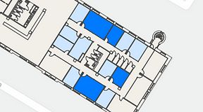 
							Planritning för Convendum Sundbyberg, 4 privata rum, 98 m²