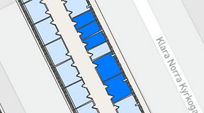 Planritning för 7A Posthuset, Vasagatan 28, 5 privata rum, 72 m²