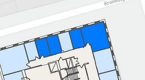 
							Planritning för Regus Östra Hamngatan, 4 privata rum, 59 m²