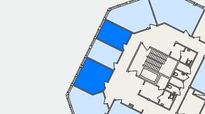 
							Planritning för FASTOFFICE Nymärsta Torg 6, 2 privata rum, 29 m²