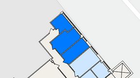 
							Planritning för Regus Hagsätra, 3 privata rum, 34 m²