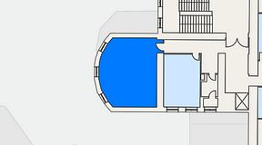 
							Planritning för Beskow Humlegården, 1 privata rum, 44 m²
