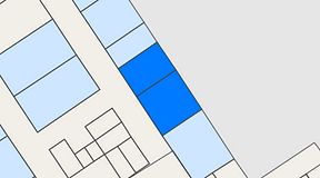 Planritning för City Office Klarabergsviadukten 70, 2 privata rum, 34 m²