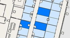 Planritning för Convendum Fleminggatan 18, 3 privata rum, 42 m²