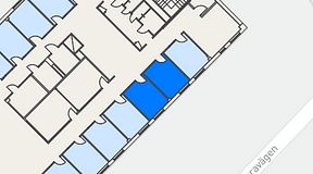 
							Planritning för Regus Nynäshamn, 2 privata rum, 24 m²