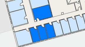 
							Planritning för Regus Lidingö, 4 privata rum, 50 m²