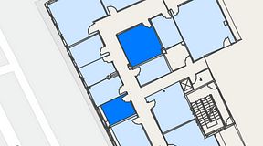 Planritning för United Spaces Waterfront Klarabergsviadukten, 2 privata rum, 27 m²