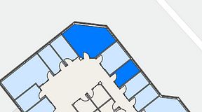 
							Planritning för FASTOFFICE Lunda, 2 privata rum, 37 m²