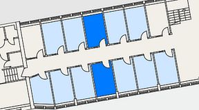 Planritning för Arkipelagen Järnvågen, 2 privata rum, 20 m²