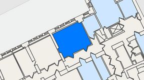 Planritning för 7A Posthuset, Vasagatan 28, 1 privata rum, 39 m²