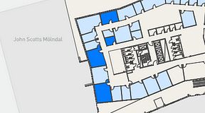 
							Planritning för Mindpark Mölndal, 4 privata rum, 83 m²